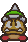 Battle idle animation of a Spiked Goomba from Paper Mario (discounting the occasional sidling, which is done at random and technically considered a separate animation)