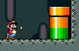 A glitch from Super Mario World.