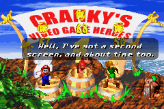 File:Cranky's Video Game Heroes DKC2 GBA.png