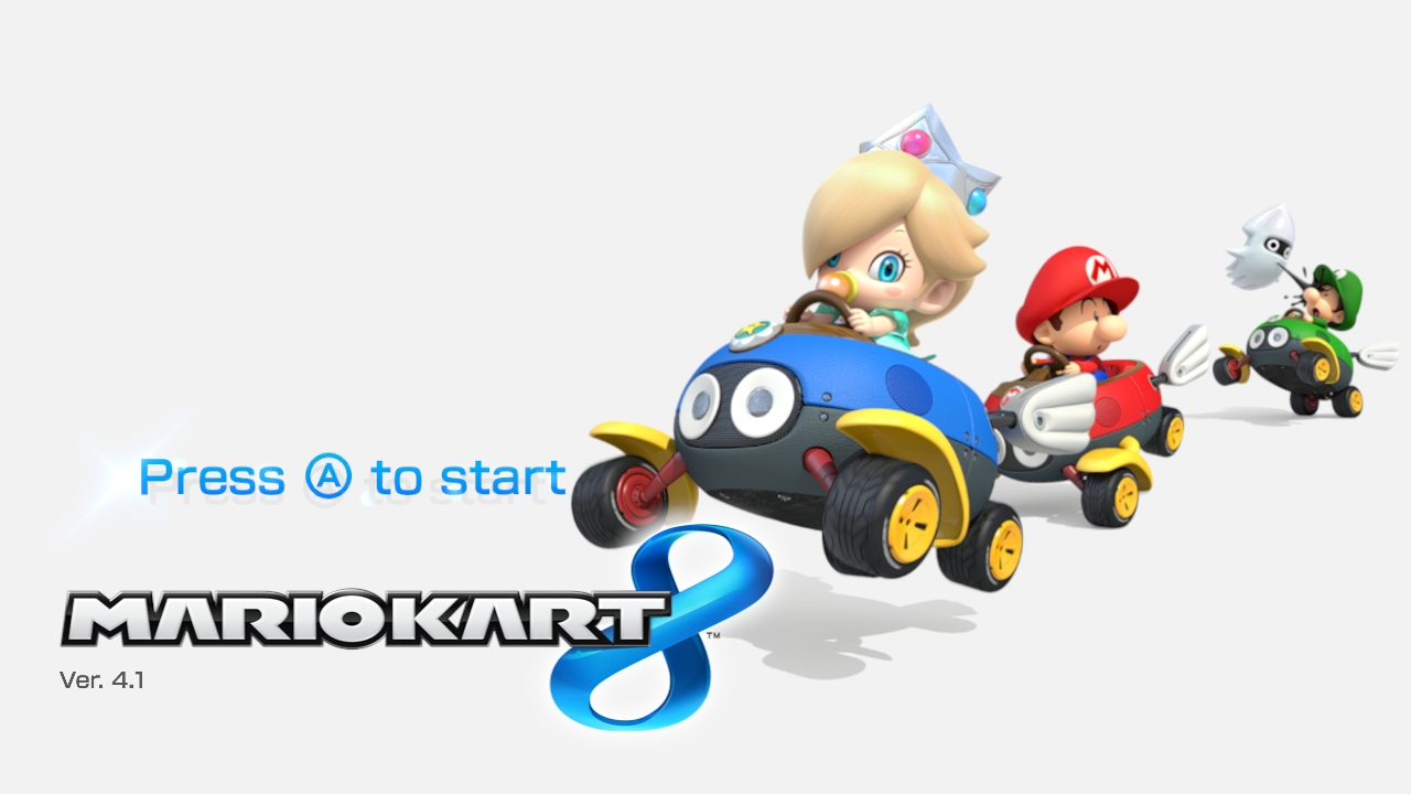 Title screen with the babies.