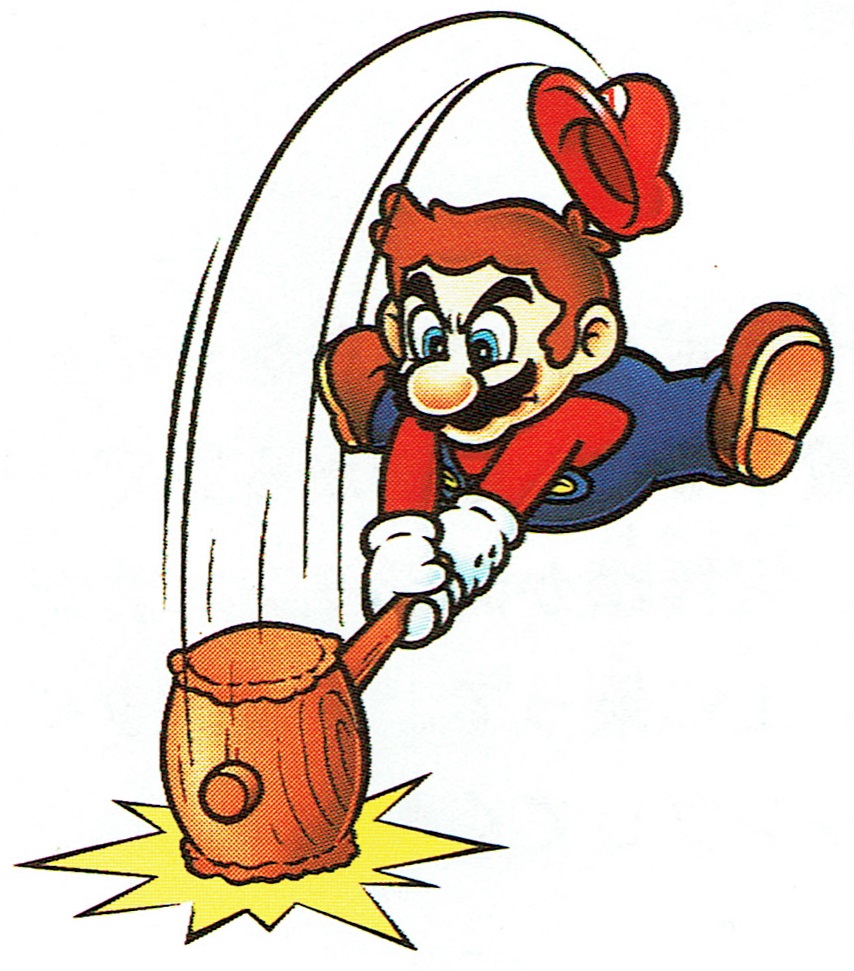 File:Mario Using the Hammer.jpg - Super Mario Wiki, the Mario encyclopedia