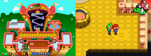 Location of the tenth beanhole in Princess Peach's Castle