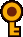 A Ruins Key from Super Paper Mario.