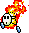 Sprite of a Flamer Guy in Super Mario World 2: Yoshi's Island