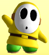 Yellow Shy Guy from Mario Super Sluggers