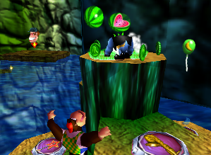 A green Kasplat in Gloomy Galleon.