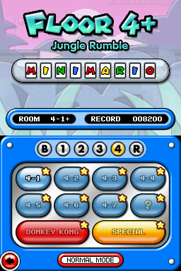 Jungle Rumble in Plus Mode from Mario vs. Donkey Kong: Minis March Again!