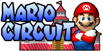 The logo for Mario Circuit, from Mario Kart Double Dash!!