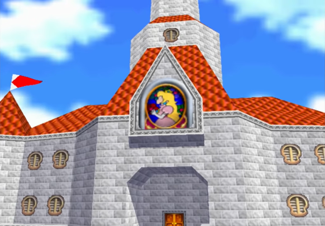 FilePeach Castle in Super Mario 64.png Super Mario Wiki, the Mario encyclopedia
