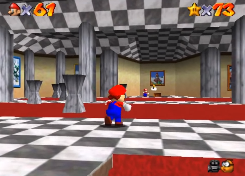 FileSM64 Mirror Room.png Super Mario Wiki, the Mario encyclopedia