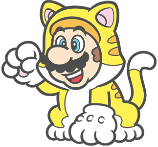 File:Cat Mario 2D art.png - Super Mario Wiki, the Mario encyclopedia