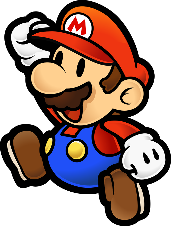 File:PMTTYD Mario Jumping Artwork.png - Super Mario Wiki, the Mario ...