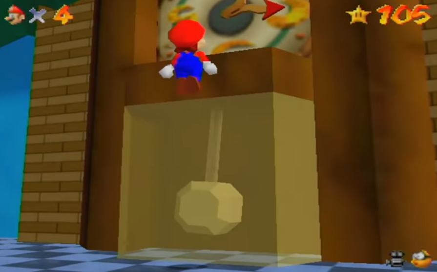 File:SM64-Facing Tick Tock Clock.png - Super Mario Wiki, the Mario ...