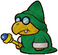 File:PMTTYD Green Magikoopa Sprite.png - Super Mario Wiki, the Mario ...