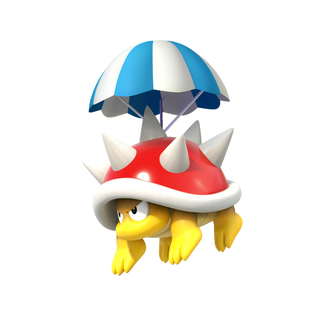 Filesmm2 Parachute Spiny Png Super Mario Wiki The Mar 7662