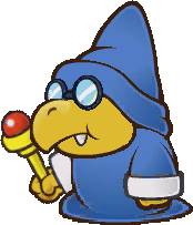 File:PMTTYD Blue Magikoopa Sprite.png - Super Mario Wiki, the Mario ...