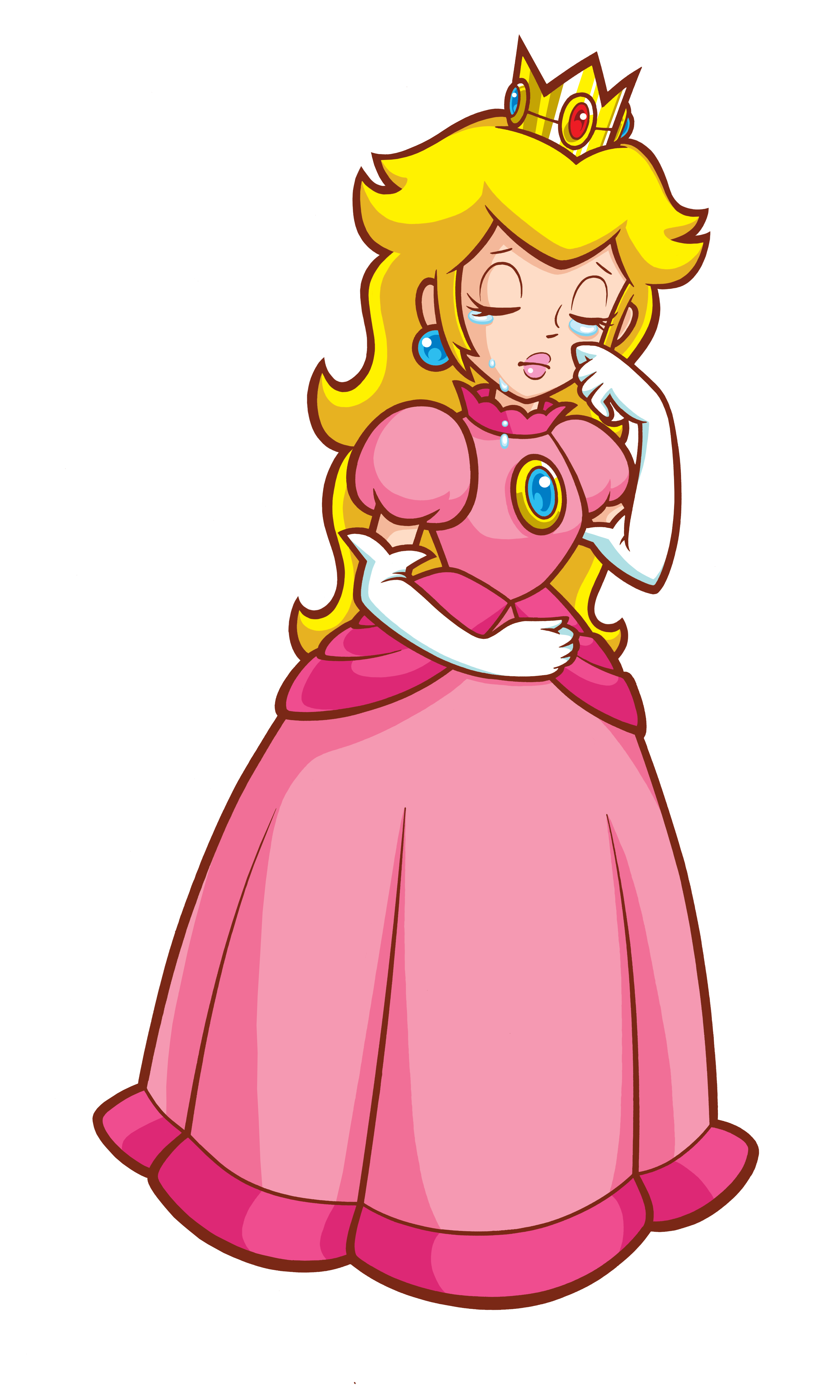 File:Princess Peach (Crying) - Super Princess Peach.png - Super Mario ...