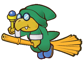 File:Green Flying Magikoopa.png - Super Mario Wiki, the Mario encyclopedia