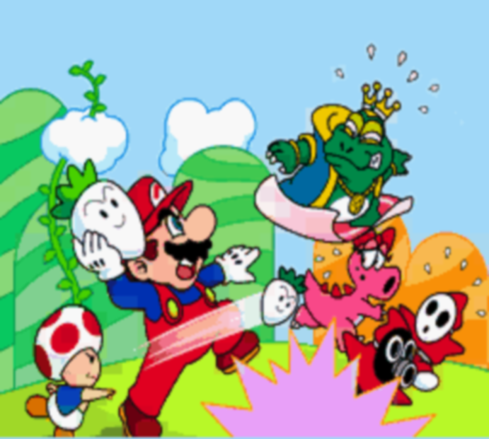 File:Mario and Wart.png - Super Mario Wiki, the Mario encyclopedia