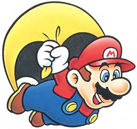 File:SMW Cape Mario gliding.jpg - Super Mario Wiki, the Mario encyclopedia