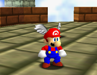 File:SM64 Wing Mario closeup.png - Super Mario Wiki, the Mario encyclopedia