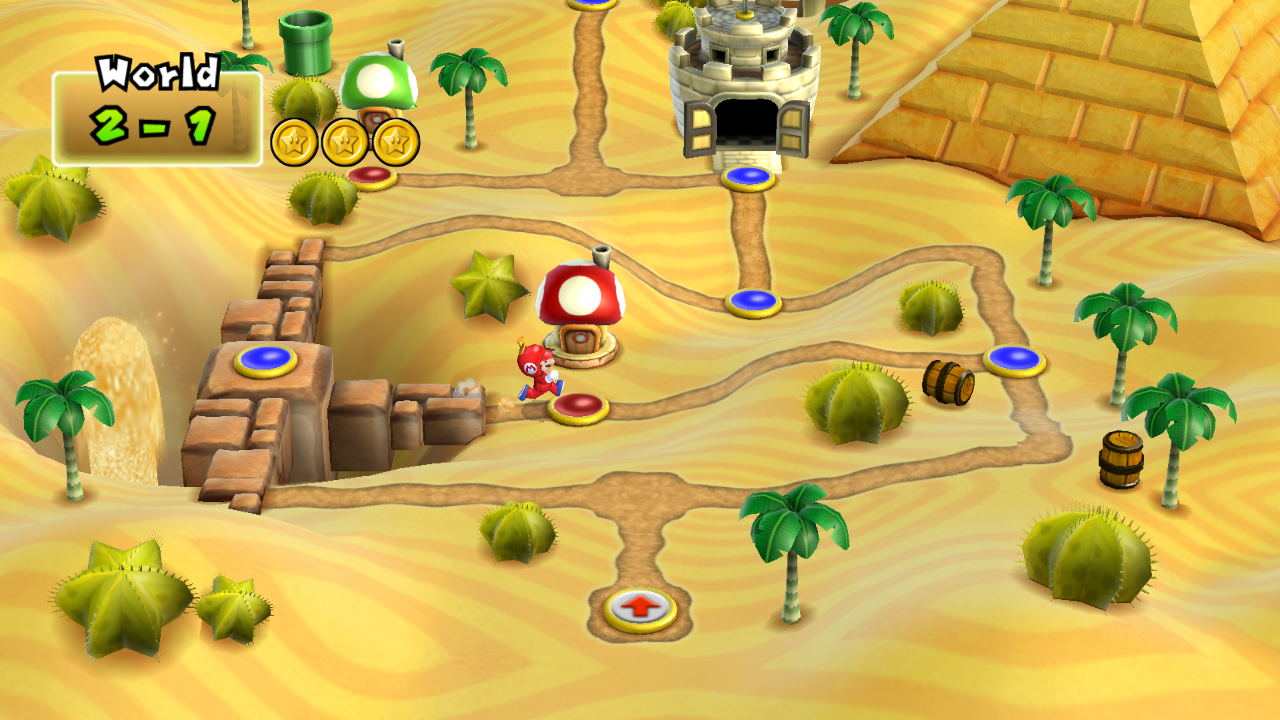 File:NSMBW World 2 Map.png - Super Mario Wiki, the Mario encyclopedia