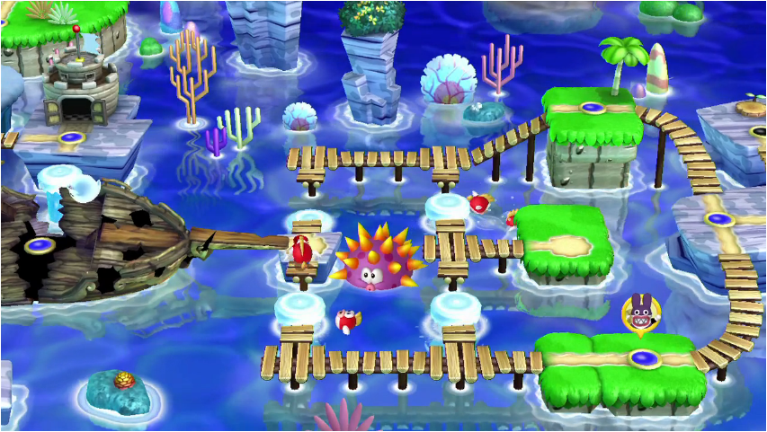 File:NSMBU Sparkling Waters World Map Screenshot.png - Super Mario Wiki ...