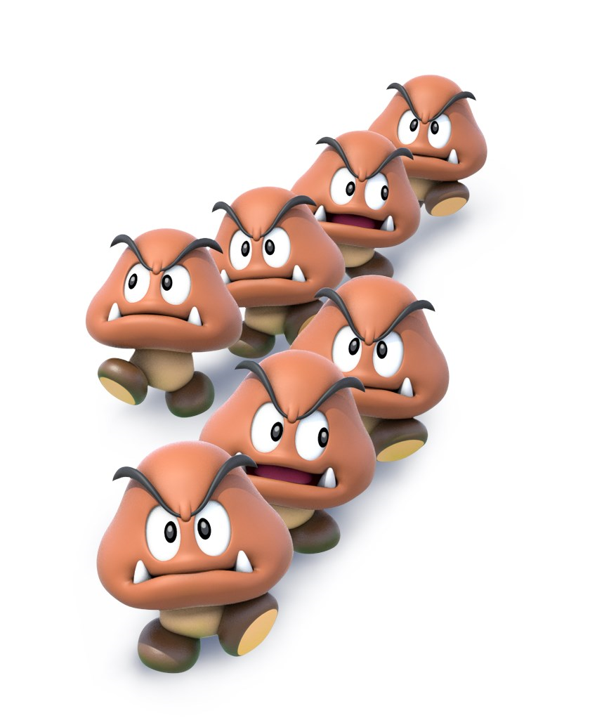 File:Goombas - MarioPartyStarRush.png - Super Mario Wiki, the Mario ...