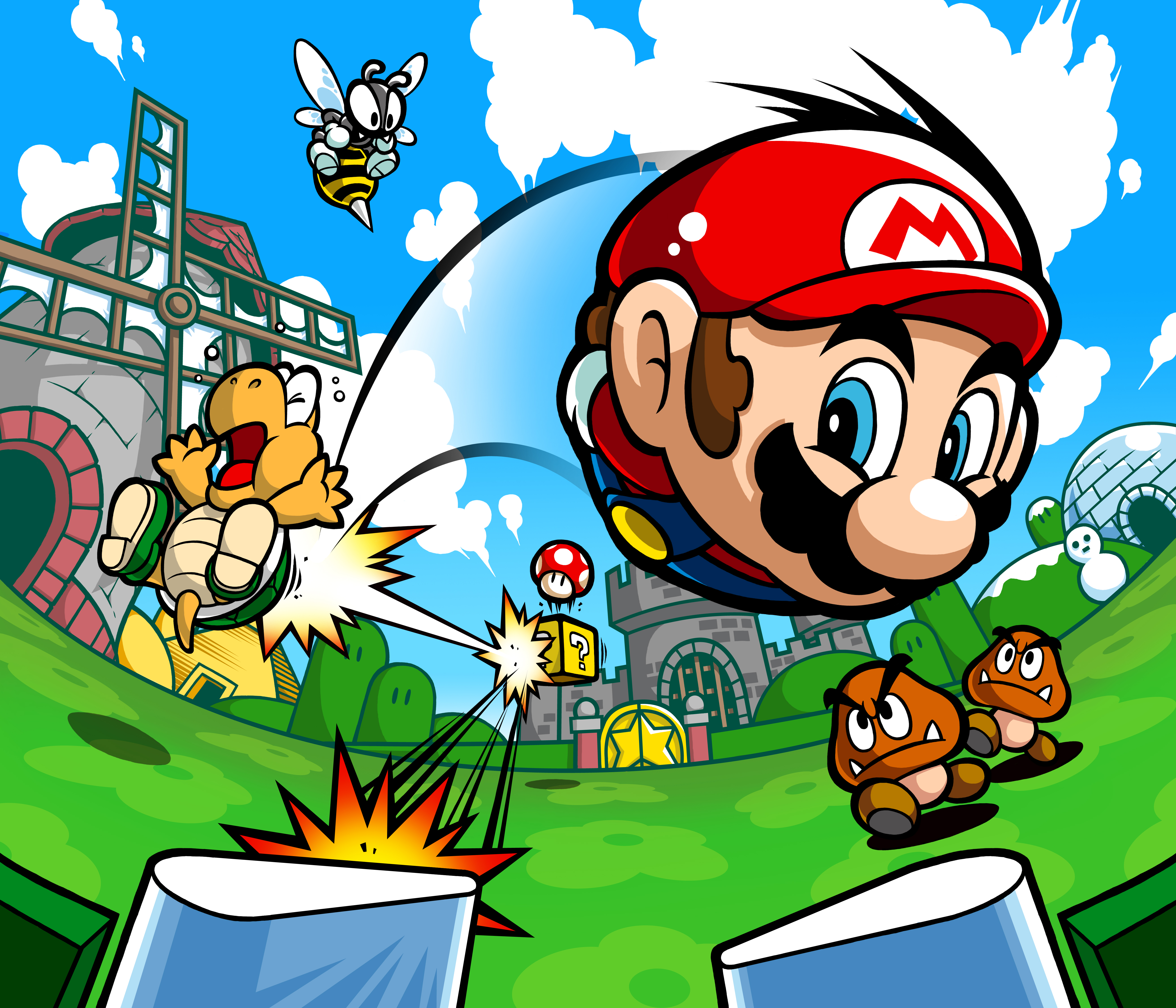 FilePromotional artwork Mario Pinball Land.jpg Super Mario Wiki