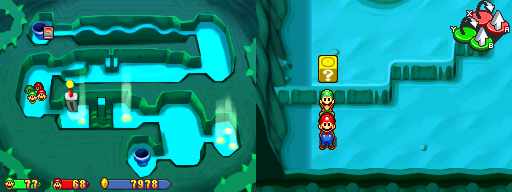 Thirty-sixth block in Gritzy Caves of the Mario & Luigi: Partners in Time.