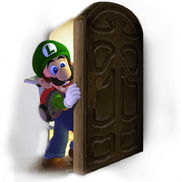 File:LM Luigi Coming Out Door Artwork.png