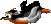 Sprite of a Lemguin in Donkey Kong Country 3: Dixie Kong's Double Trouble!