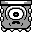 A sprite of a Spiked Thwomp in The Legend of Zelda: Link's Awakening