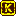 The letter K in Donkey Kong Country for the Game Boy Color.