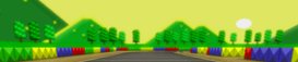 The course banner for SNES Mario Circuit 3 from Mario Kart Wii.