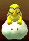 Lakitu as viewed in the Character Museum from Mario Party: Star Rush
