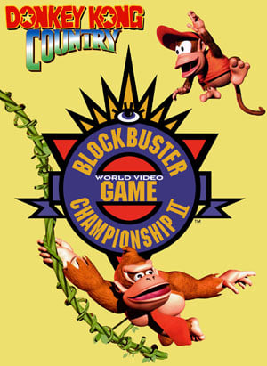 Box art for the super rare Donkey Kong Country Competition Cartridge.