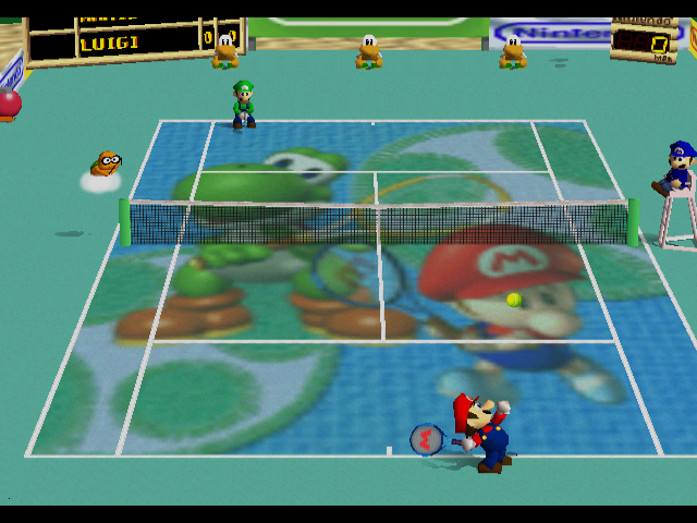 File:MT64 Baby Mario and Yoshi court.png