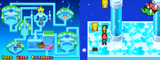 Thirty-second and thirty-third blocks in Star Shrine of the Mario & Luigi: Partners in Time.
