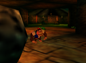 File:DK64 Angry Aztec Chunky Golden 4b.png - Super Mario Wiki, the ...