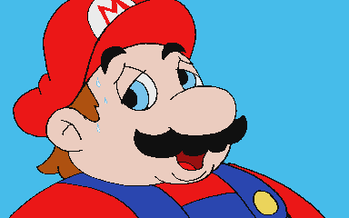 Mario speaking