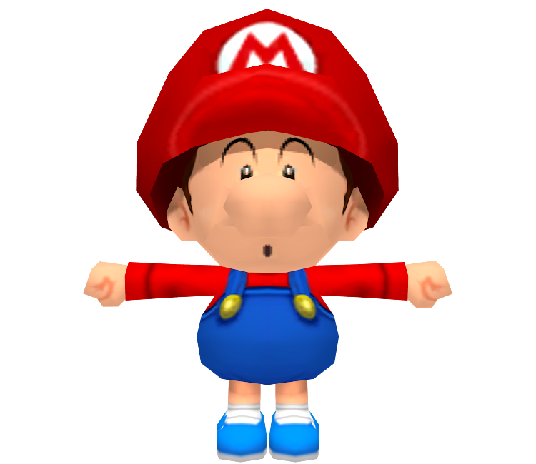 File:MKWBabyMarioModel.png - Super Mario Wiki, the Mario encyclopedia