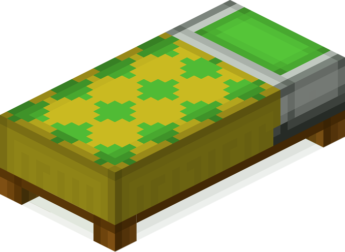 File:Minecraft Mario Mash-Up Bed Lime Render.png