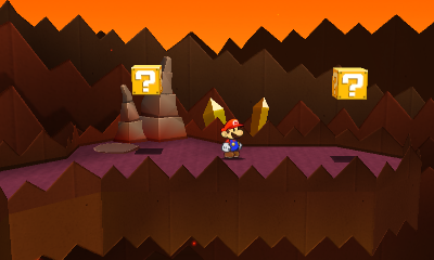Sixth and seventh ? Blocks in Rumble Volcano of Paper Mario: Sticker Star.