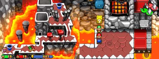 Sixteenth block in Bowser's Castle of the Mario & Luigi: Partners in Time.