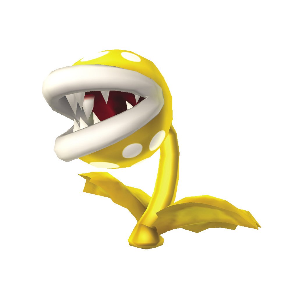 File:Gold Piranha Plant NSMB2 Prima.jpg - Super Mario Wiki, the Mario ...