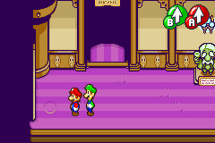 Bean spot in Chateau de Chucklehuck, in Mario & Luigi: Superstar Saga.