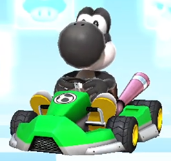 File:MKAGPDX Standard Black Yoshi.png