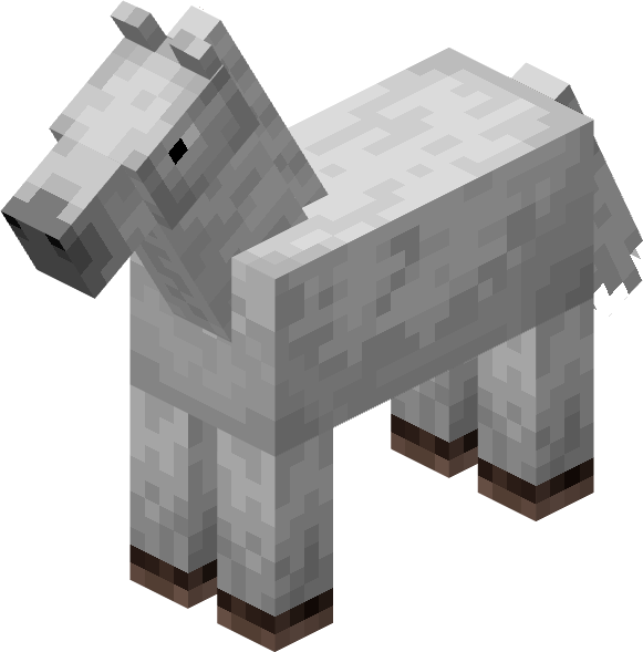 File:Minecraft Horse White.png