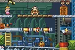 Early screenshot of Donkey Kong